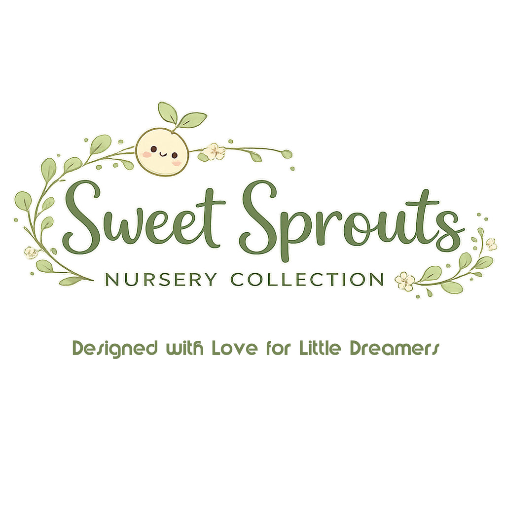 a logo for a nursery collection called "Sweet Sprouts".